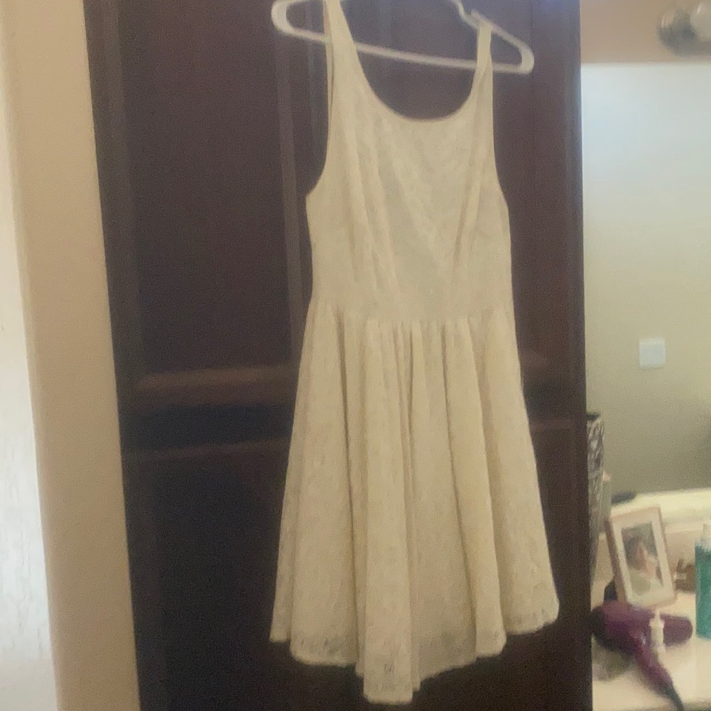 Treasure & Bond white lace dress